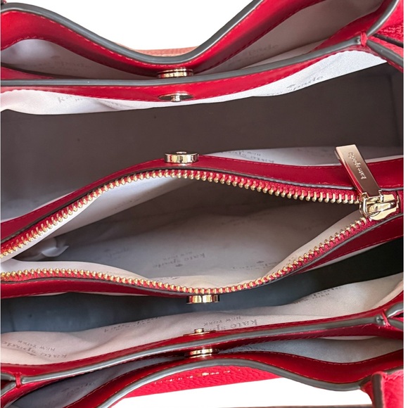 Authentic Kate Spade Red Dumpling Satchel Crossbody Handbag with COA! - Picture 12 of 14